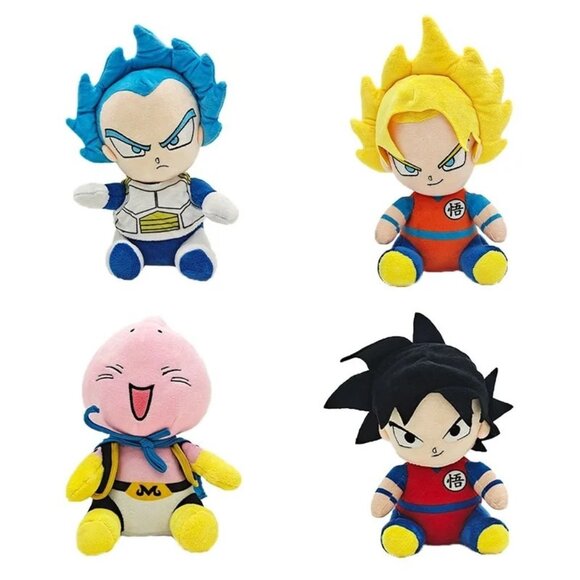 Dragon Ball Z Super Saiyan Goku 27cm New Plush Soft Stuffed Anime Toys - Picture 2 of 3